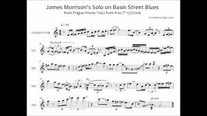 James Morrisons Trumpet Solo On Basin Street Blues Transcription