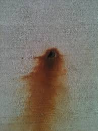three most common concrete stains cf