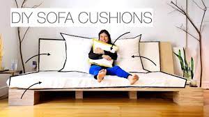 made my own sofa cushions no seams
