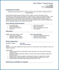 Student Cv Template And Examples School Leaver Graduate