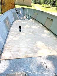 aluminum boat floor replacement our