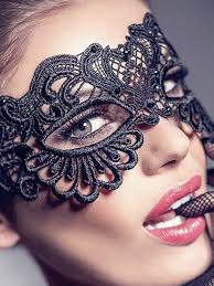 1pc women s black lace masquerade mask