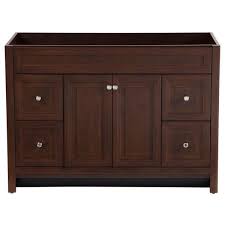 Eastern standard time for assistance. Home Decorators Collection Brinkhill 48 In W X 34 In H X 22 In D Bath Vanity Cabinet Only In Cognac Bwsd4821 Cg The Home Depot
