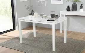 Milton White Dining Table With 4 Java