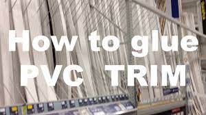 how to glue pvc boards trim moulding