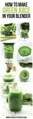 how to make green juice in your blender