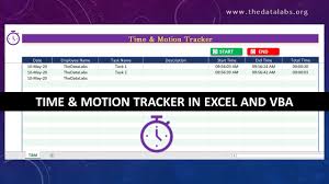 Time study template excel free beautiful and motion download. Time Motion Tracker In Excel Step By Step Tutorial Youtube