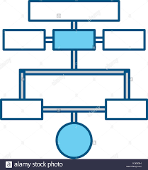 Organization Chart Isolated Icon Vector Illustration Graphic