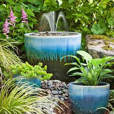 Diy Garden Fountain Geranium Blog