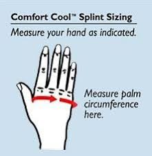 North Coast Medical Nc79558 Comfort Cool Thumb Cmc Restriction Splint Left Medium Plus By North Coast Medical