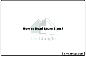 how to read beam sizes civiljungle