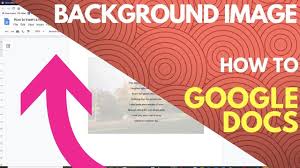 Here's a workaround for adding backgrounds in google docs and slides. How To Insert A Background Image In Google Docs Youtube