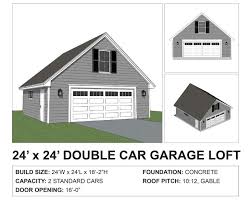 Car Garage Loft Custom Plans