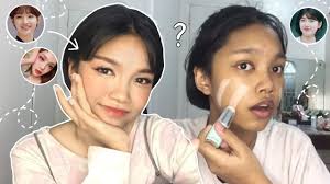 filipina tried doing korean makeup