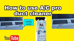 How to use ac pro vent duct cleaner - YouTube