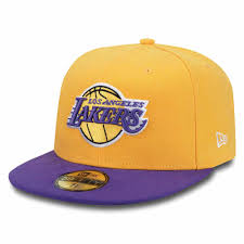 The lakers compete in the national basketball association (nba). New Era 59fifty Los Angeles Lakers Yellow Dressinn