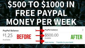 Maybe you would like to learn more about one of these? How To Get Free Paypal Money 500 To 1000 A Week In Free Paypal Cash Paypal Cash How To Get Money Save Money Online