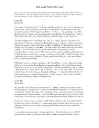 scholarship essay samples   art resume examples