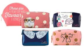 zoella beauty cosmetic bag groupon