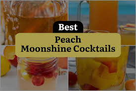 5 peach moonshine tails to shake up