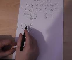 simultaneous equations maths with graham