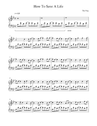 Find your perfect arrangement and access a variety of transpositions so you can print and play instantly, anywhere. How To Save A Life Sheet Music For Piano Solo Musescore Com