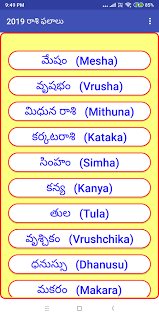 Telugu Horoscope 2019 Rasi Phalalu 4 0 Apk Download