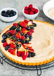 eggless fruit tart mommy s home cooking