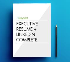 Executive Resume Linkedin Profile Success Package The Essay Expert