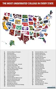 Federal government, including the service academies, the community college of the air force, the naval postgraduate school, the air force institute of technology, the uniformed services. The Most Underrated College In Each State Map