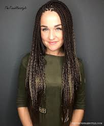 Accessorized fulani braids wavy fulani braids styling with beads there's nothing easier than twisting the top layer in a bun, especially if you are working with. Layered Micro Box Braids 40 Ideas Of Micro Braids Invisible Braids And Micro Twists The Trending Hairstyle
