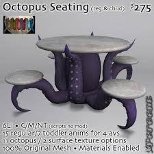 Second Life Marketplace Octopus Seating Toddler