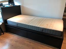 ikea bed frame single with drawers