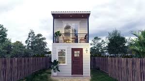Modern Granny 2 Y Tiny House Plan