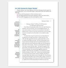 APA Style Research Paper Template   AN EXAMPLE OF OUTLINE FORMAT     