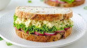 Tofu Salad Sandwich Recipe gambar png