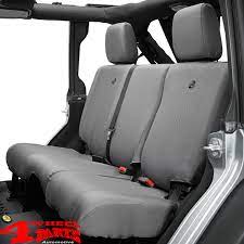 Seat Cover Rear Gray Denim Bestop Jeep