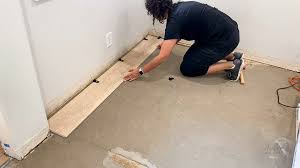 installing vinyl plank flooring for