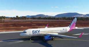 Sky Express ( upcoming livery for A320 Neo) v1.0 - MSFS2020 Liveries Mod