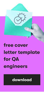 qa engineer cover letter sle epam