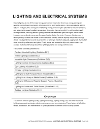 Lighting And Electrical Systems