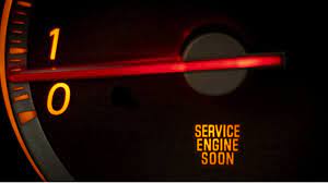 illuminated service engine soon