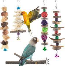 bird chew toys 5 packs parakeet