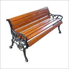 Polished Cast Iron Garden Bench At Best