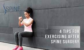 exercising after spine surgery