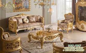 Maharaja Design Teak Wood Carved Sofa