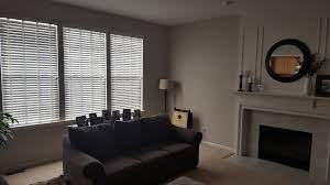 curtains match the carpet or wall color