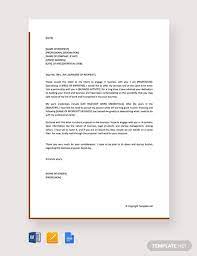 15 business letter of intent word pdf