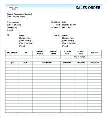 Order Form Template Excel Order Form Template Resume