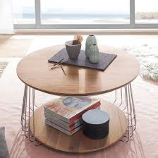 Vilnius Large Round Wooden Coffee Table
